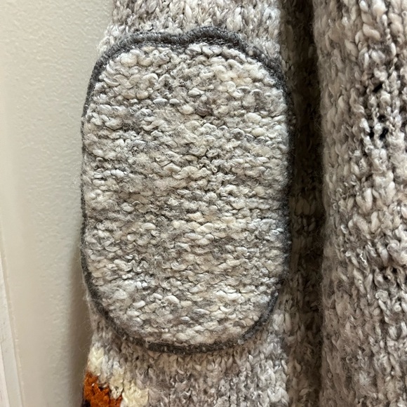 Cozy Sundance S Multicolor loose knit cardigan Button-Up Sweater guc - Picture 8 of 10